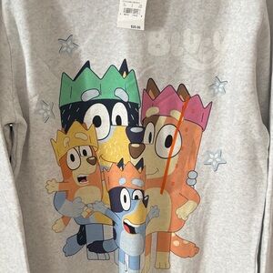 Playful Graphic Sweatshirt - Gray